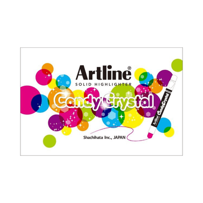 Artline Candy Crystal Crayon Dry Gel Solid Highlighter Pens - 12PCs - Smart Stationery