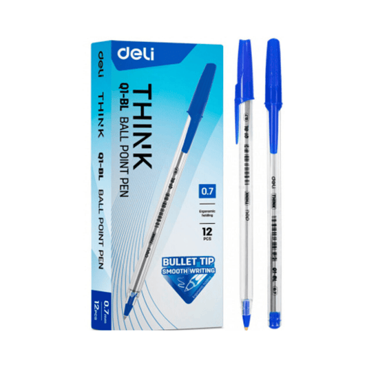 Deli Ball Point Pen Q1-BL