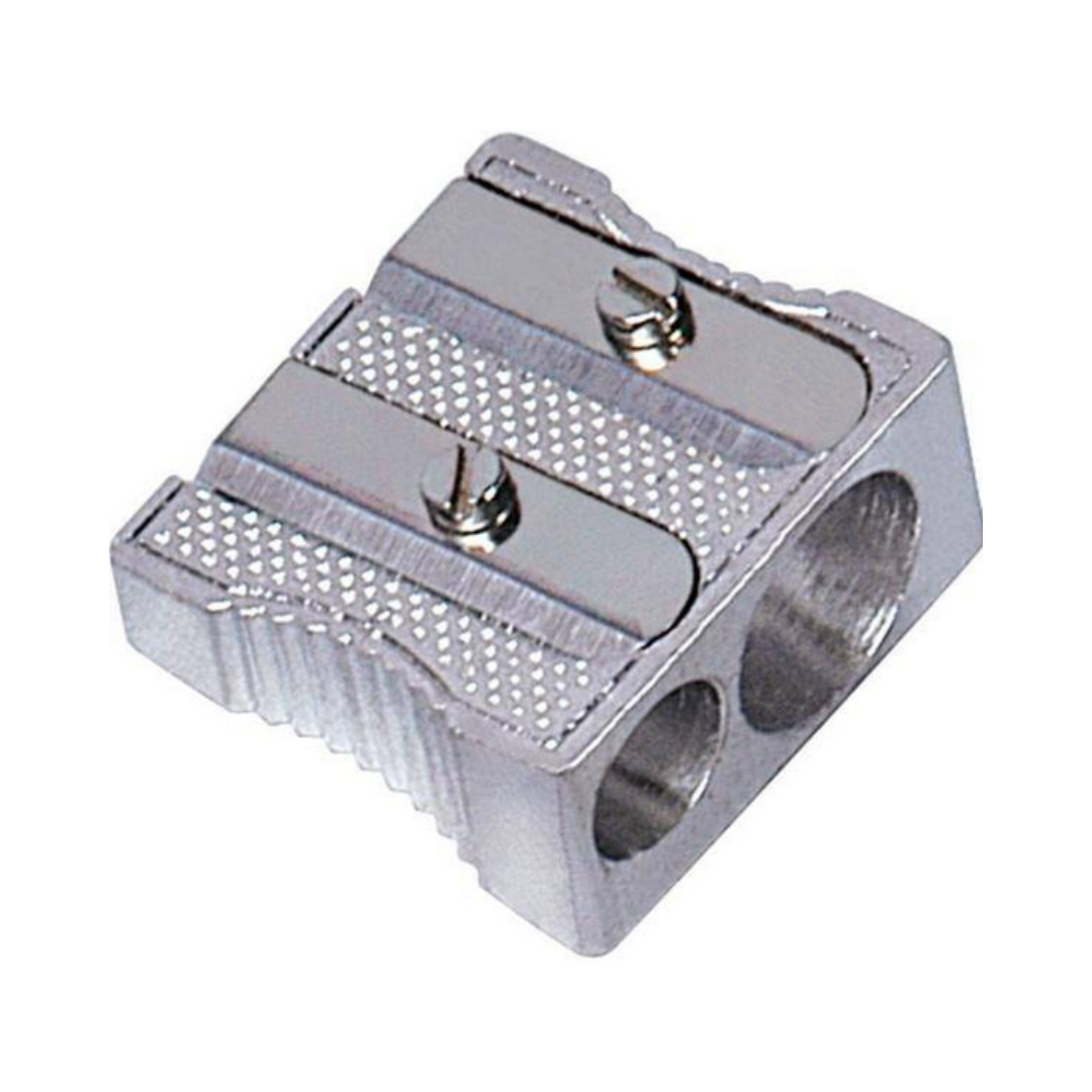 Faber Castell Metal Pencil Sharpeners - Two Hole Aluminum Alloy