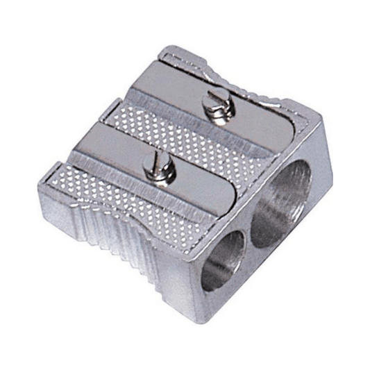 Faber Castell Metal Pencil Sharpeners - Two Hole Aluminum Alloy - Smart Stationery