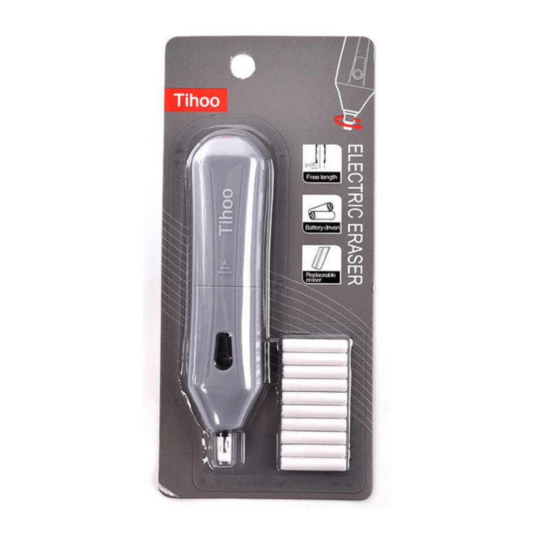 Tihoo Electric Eraser  Battery Operated One-button Control Eraser