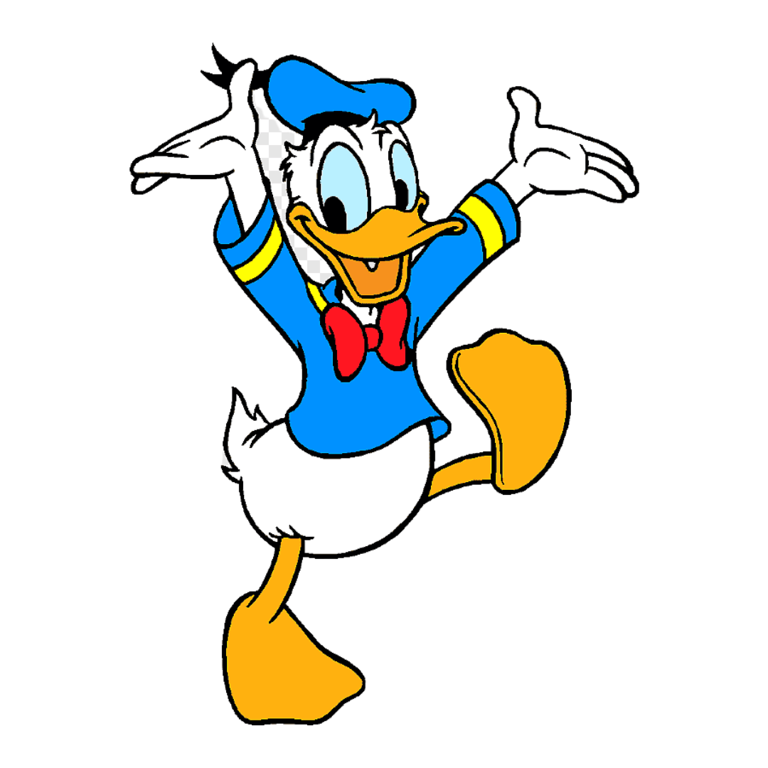 Donald Duck Sticker