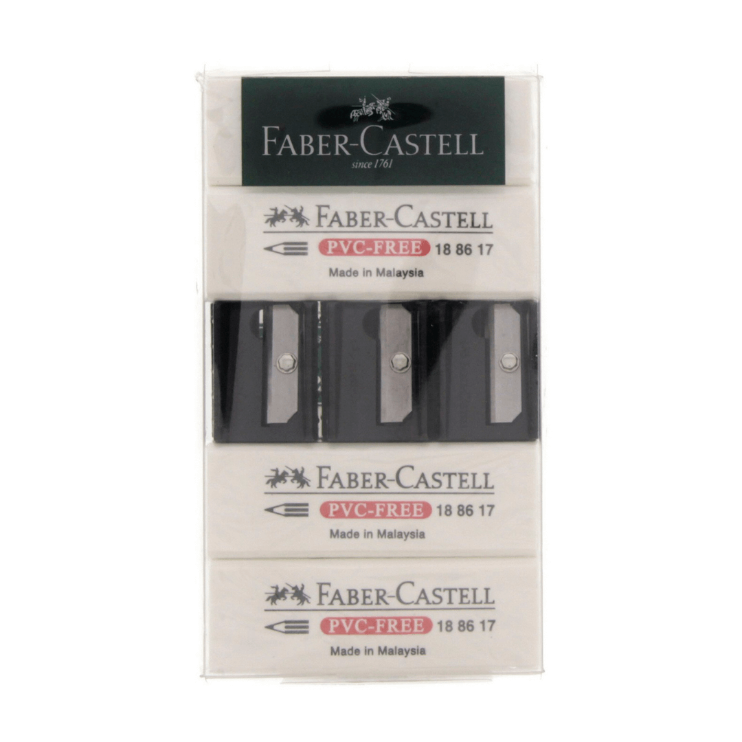 Faber Castell Erasers + Sharpeners