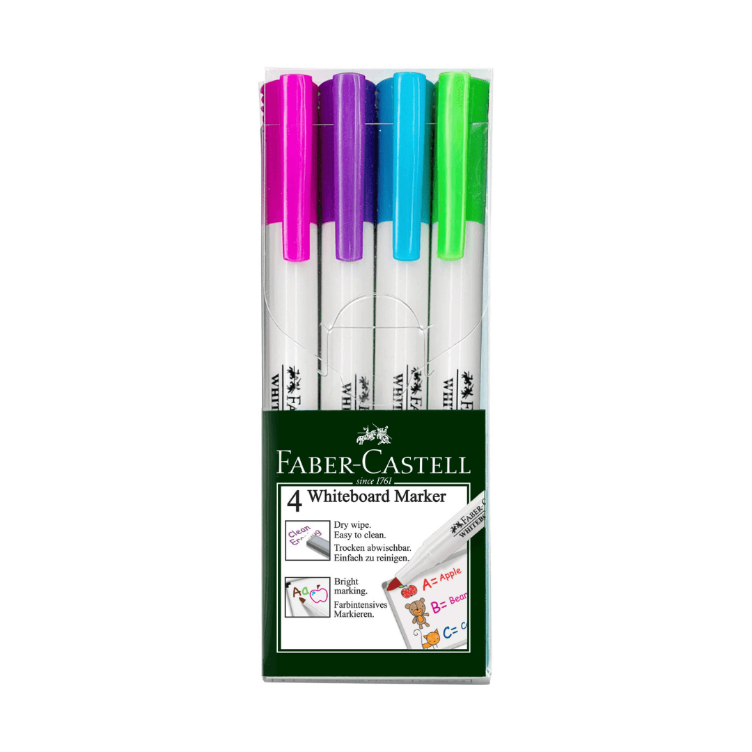 Faber Castell Whiteboard Markers | Fine Tip Board Markers | Erasable