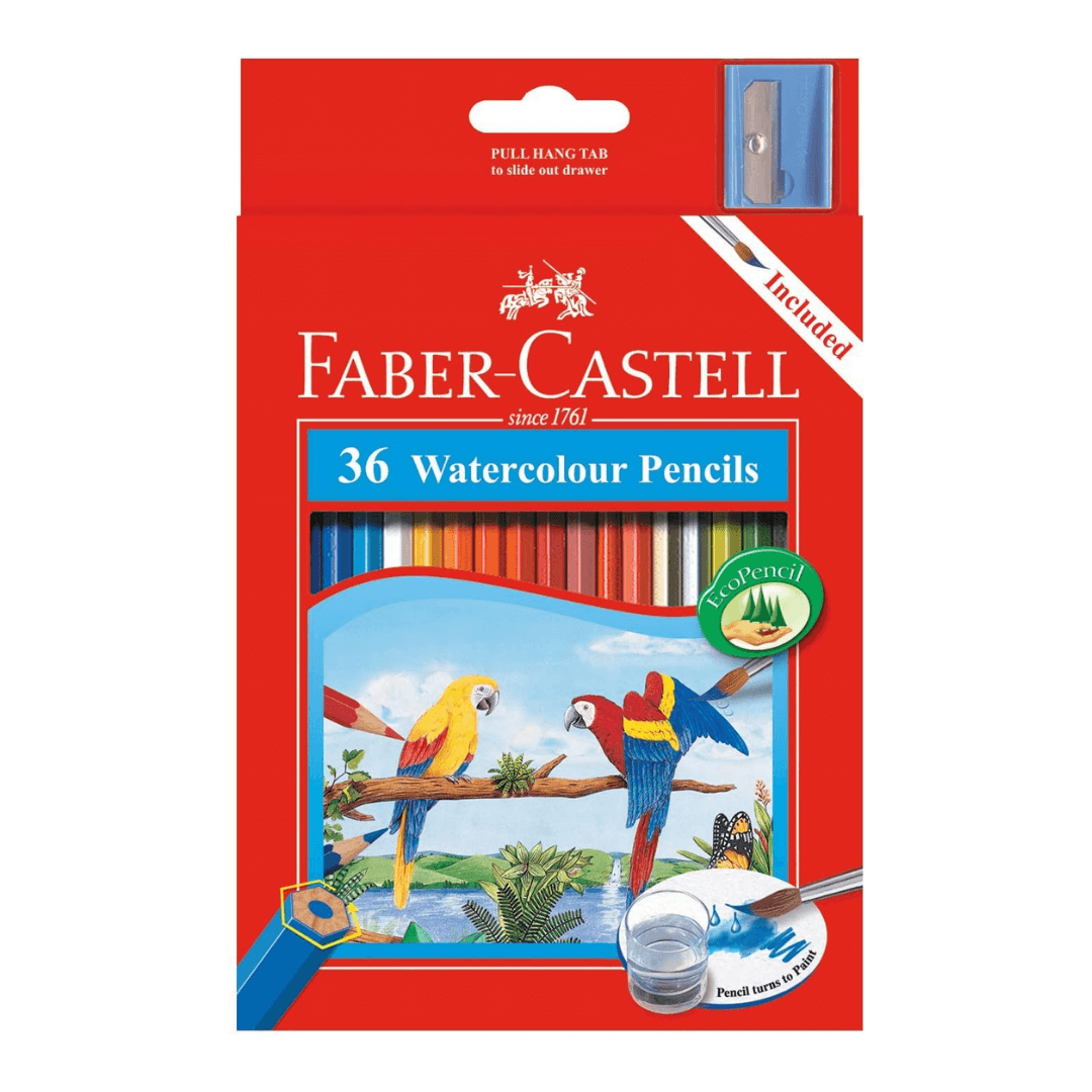 Faber-Castell Watercolor Pencils  Parrot Design Watercolor Pencils – Smart  Stationery